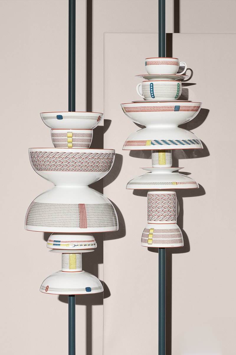 Hermès Tressages Équestres Tableware Collection / Foto via Hermès 