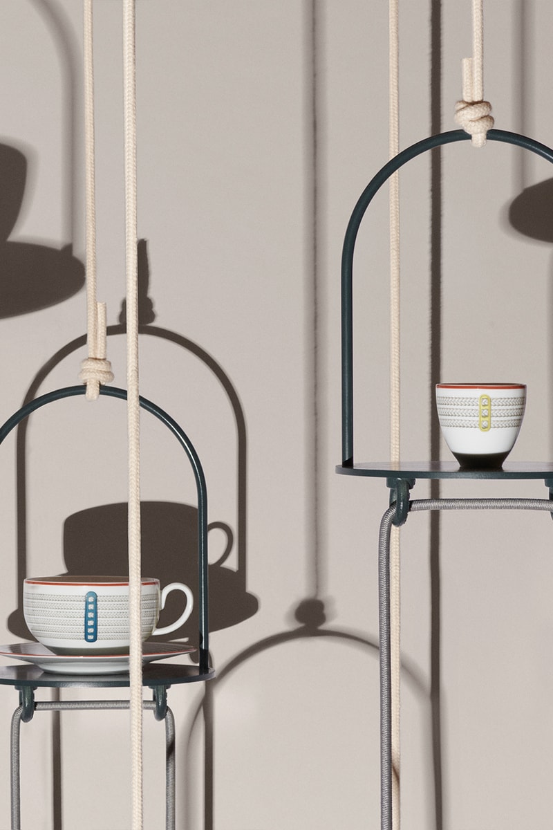 Elevate Your Home With the New Hermès Tressages Équestres Tableware Collection dinner ware mugs bowls serving plates kitchenware dining upscale luxury luxe affluent opulence wealthy rich birkin kelly
