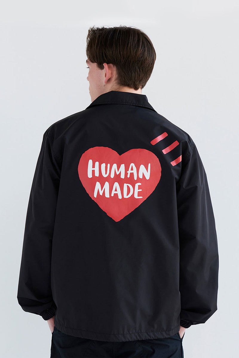 HUMAN MADE Expands Season 27's SS24 Range With Collegiate-Inspired Classics nigo futuristic gears for teenagers dry alls hoodie outerwear crewneck tee tshirt graphic socks accessories drop release price japan online