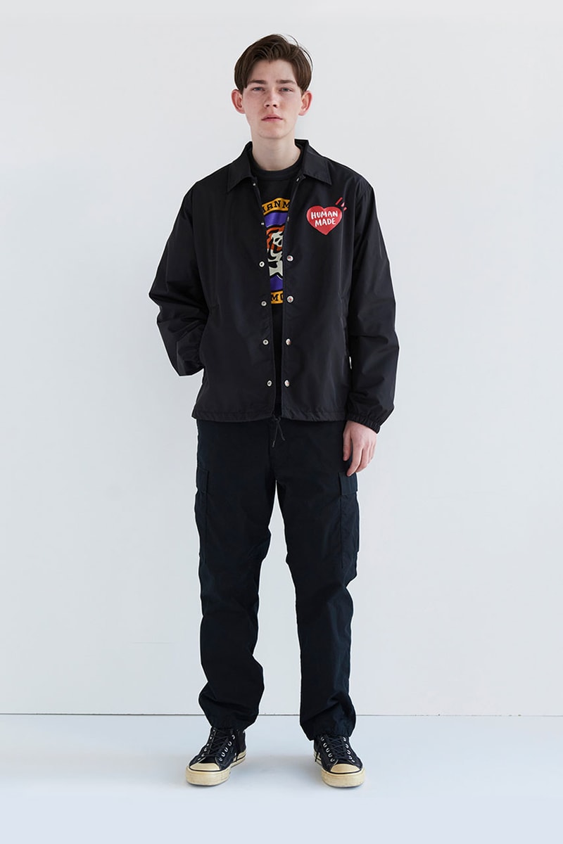 HUMAN MADE Expands Season 27's SS24 Range With Collegiate-Inspired Classics nigo futuristic gears for teenagers dry alls hoodie outerwear crewneck tee tshirt graphic socks accessories drop release price japan online
