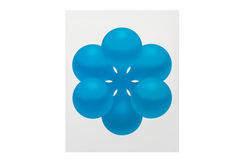 Jaedoo Lee Screen Blue Flower Art Print Bushwick