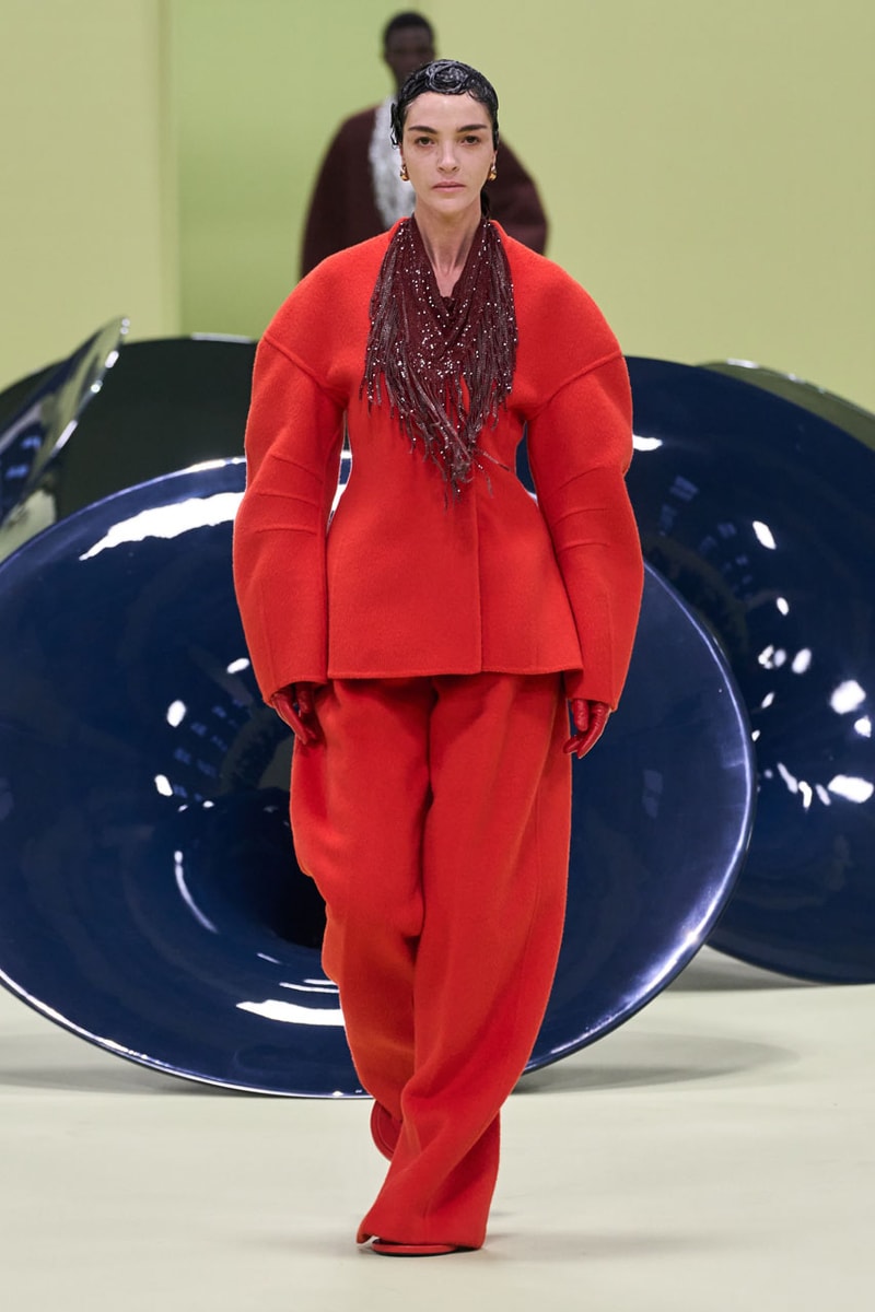Jil Sander FW24 Looks at Life in Color and Comfort fw24 collection milan fashion week italy runway fall winter 2024 ready to wear luke lucy meiers green mk.gee