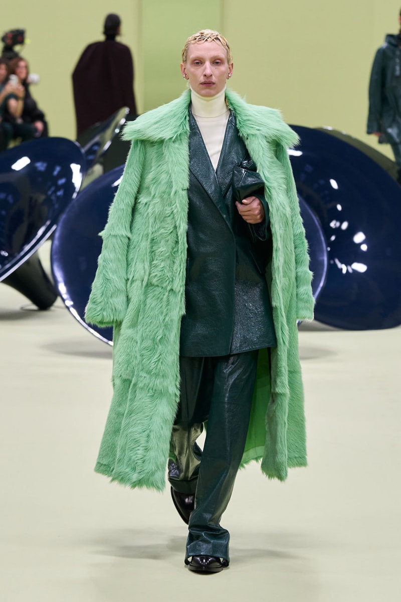 Jil Sander FW24 Looks at Life in Color and Comfort fw24 collection milan fashion week italy runway fall winter 2024 ready to wear luke lucy meiers green mk.gee