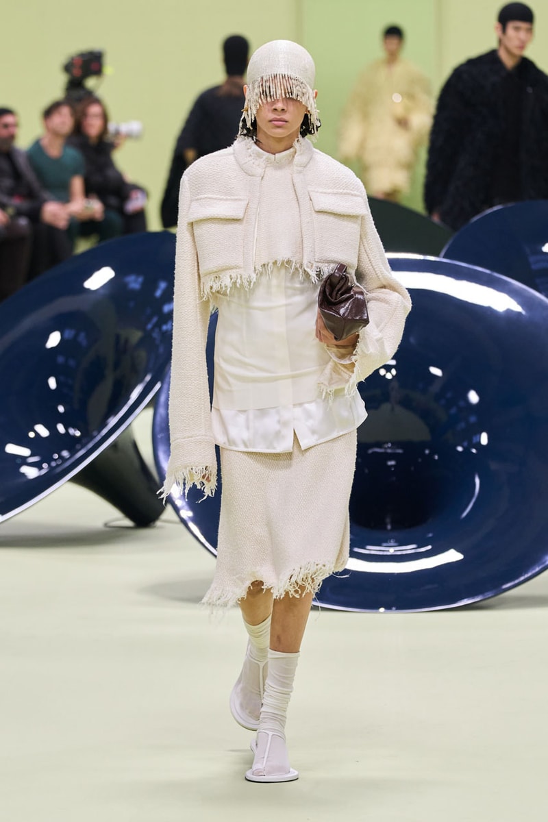 Jil Sander FW24 Looks at Life in Color and Comfort fw24 collection milan fashion week italy runway fall winter 2024 ready to wear luke lucy meiers green mk.gee