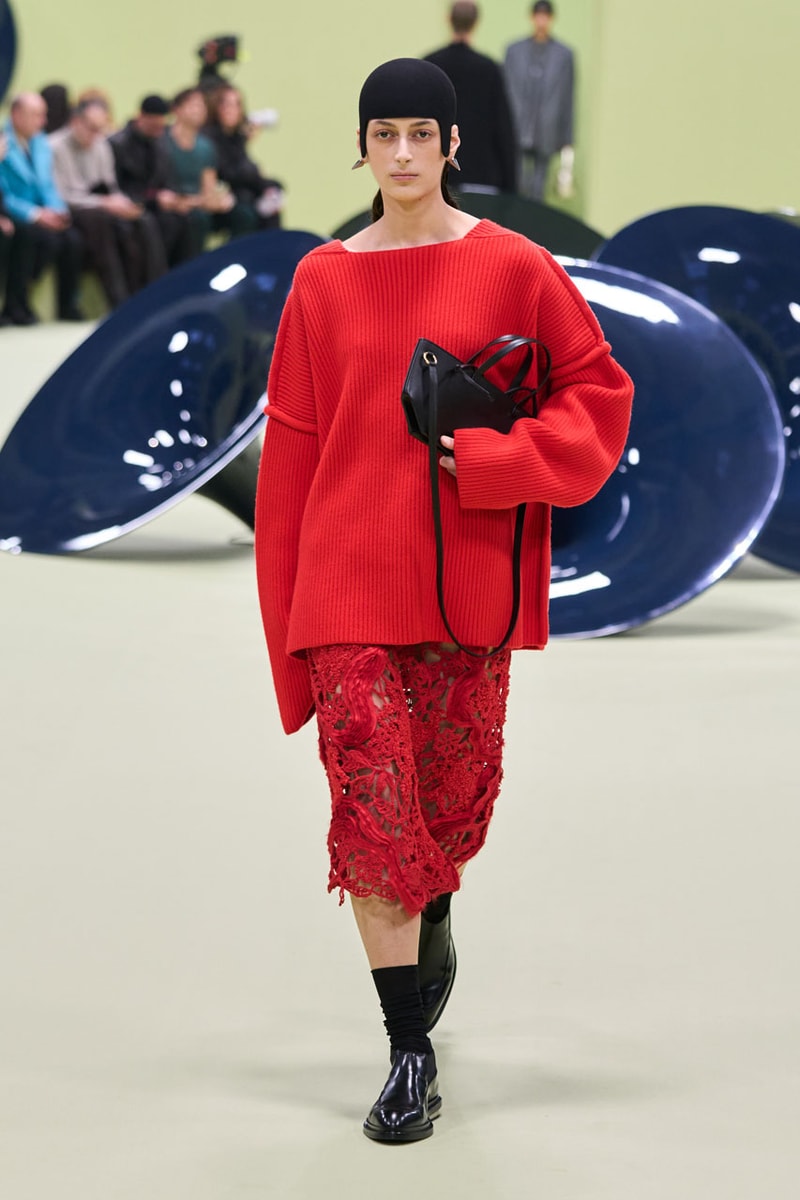 Jil Sander FW24 Looks at Life in Color and Comfort fw24 collection milan fashion week italy runway fall winter 2024 ready to wear luke lucy meiers green mk.gee