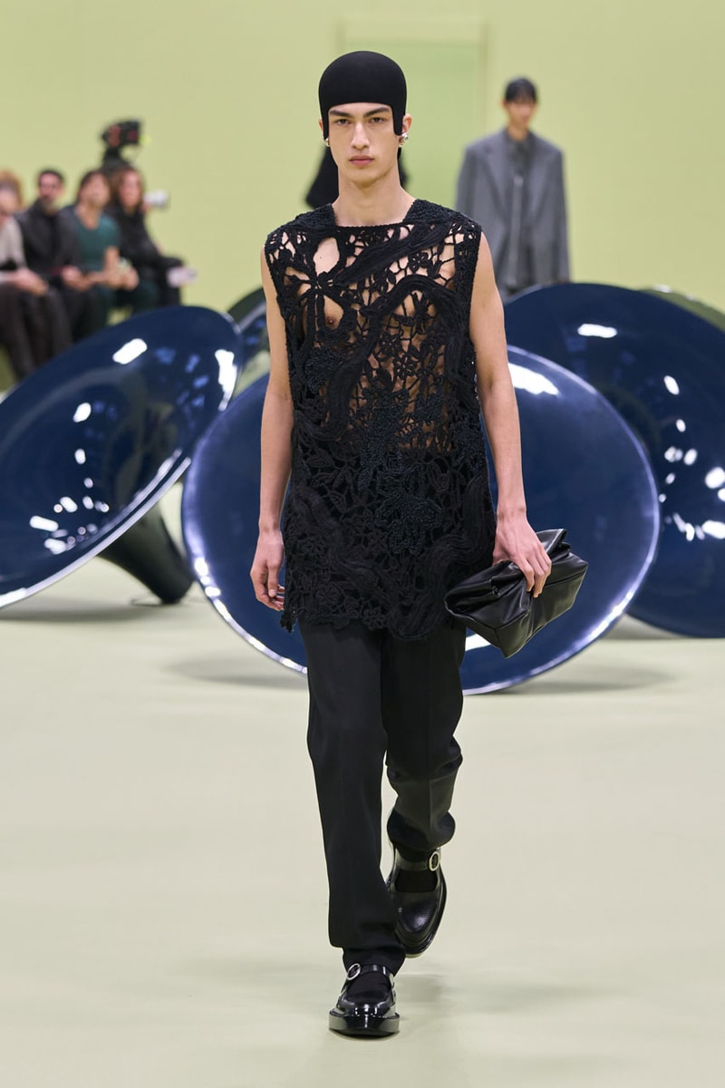 Jil Sander FW24 Looks at Life in Color and Comfort fw24 collection milan fashion week italy runway fall winter 2024 ready to wear luke lucy meiers green mk.gee