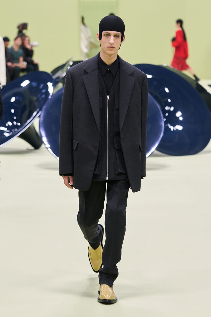 Jil Sander FW24 Looks at Life in Color and Comfort fw24 collection milan fashion week italy runway fall winter 2024 ready to wear luke lucy meiers green mk.gee