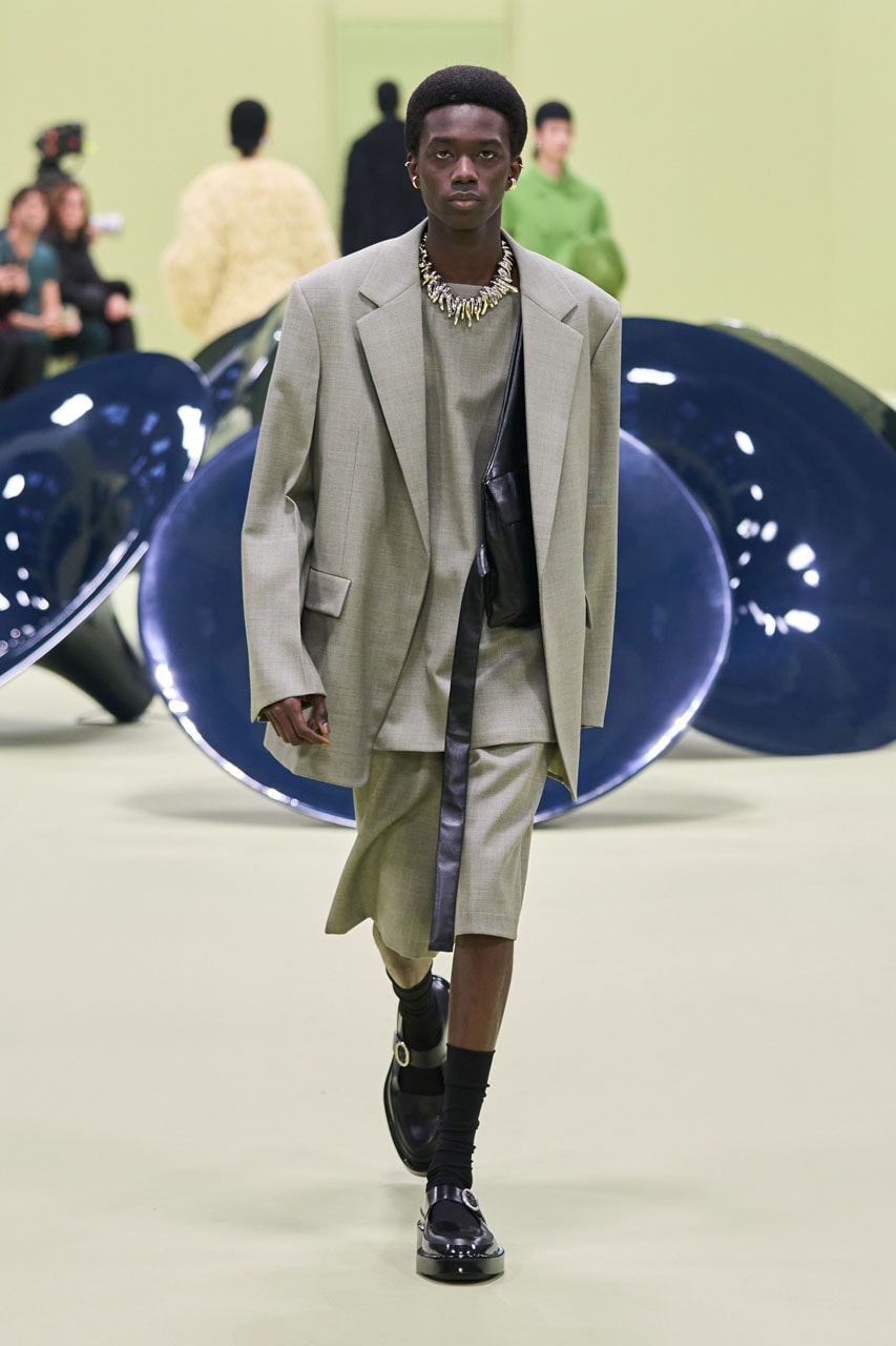 Jil Sander FW24 Looks at Life in Color and Comfort fw24 collection milan fashion week italy runway fall winter 2024 ready to wear luke lucy meiers green mk.gee