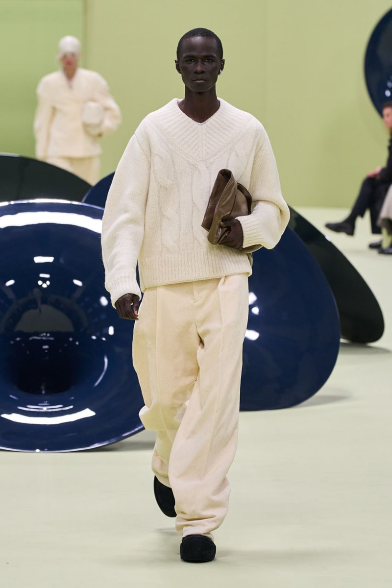 Jil Sander FW24 Looks at Life in Color and Comfort fw24 collection milan fashion week italy runway fall winter 2024 ready to wear luke lucy meiers green mk.gee