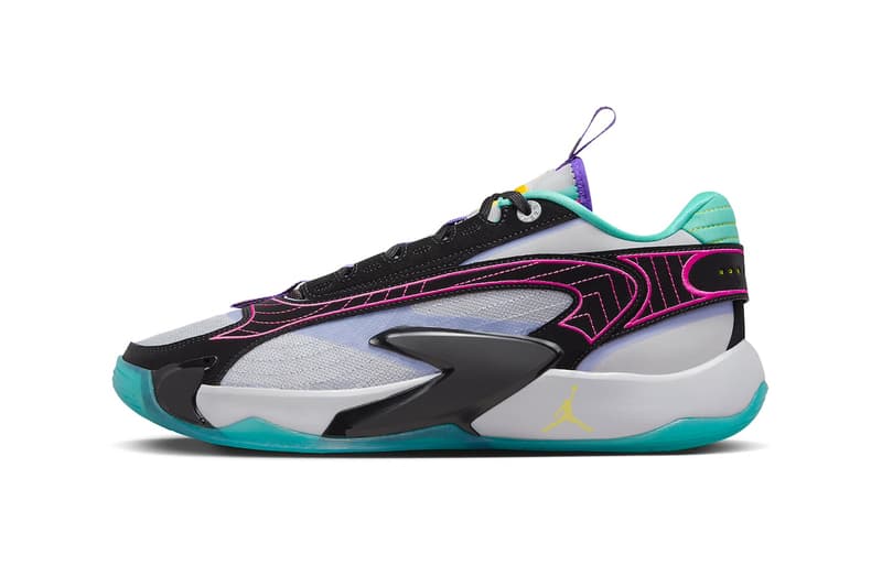 Jordan Luka 2 "All-Star" Has an Official Release Date Wolf Grey/Speed Yellow-Black-Hyper Jade-Psychic Purple-Pink Prime DX8733-007