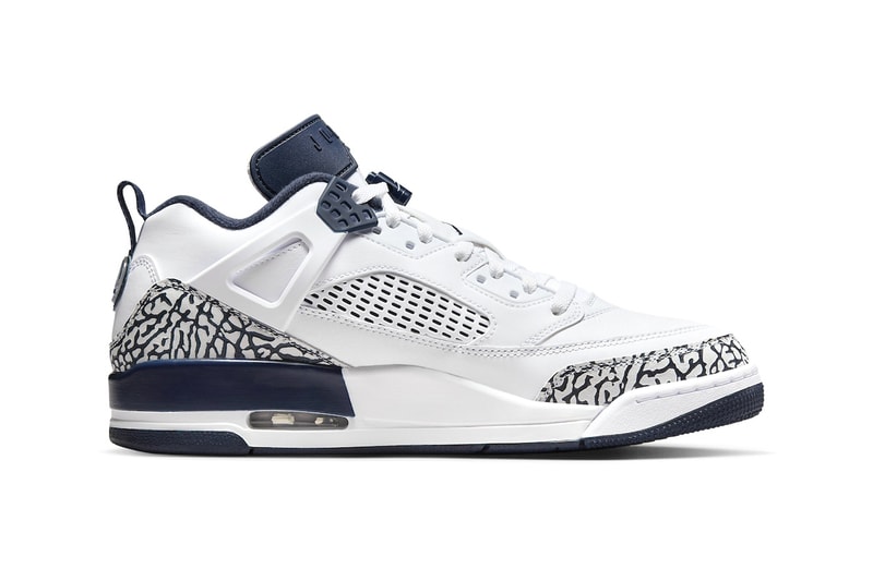 Official Look at the Jordan Spizike Low "Obsidian" White/Obsidian-Pure Platinum air jordan brand nike swoosh jumpman