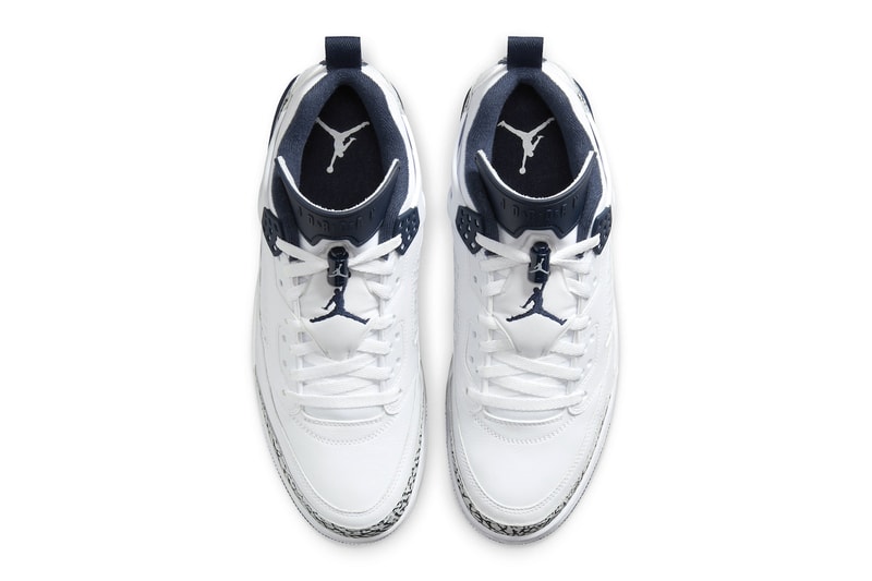 Official Look at the Jordan Spizike Low "Obsidian" White/Obsidian-Pure Platinum air jordan brand nike swoosh jumpman