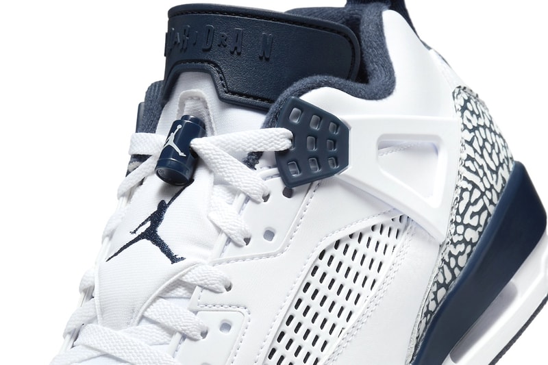 Official Look at the Jordan Spizike Low "Obsidian" White/Obsidian-Pure Platinum air jordan brand nike swoosh jumpman