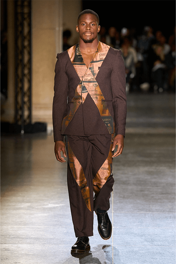 LABRUM Fall Winter 2024 London Fashion Week menswear womenswear runway show Foday Dumbuya Adidas collaboration