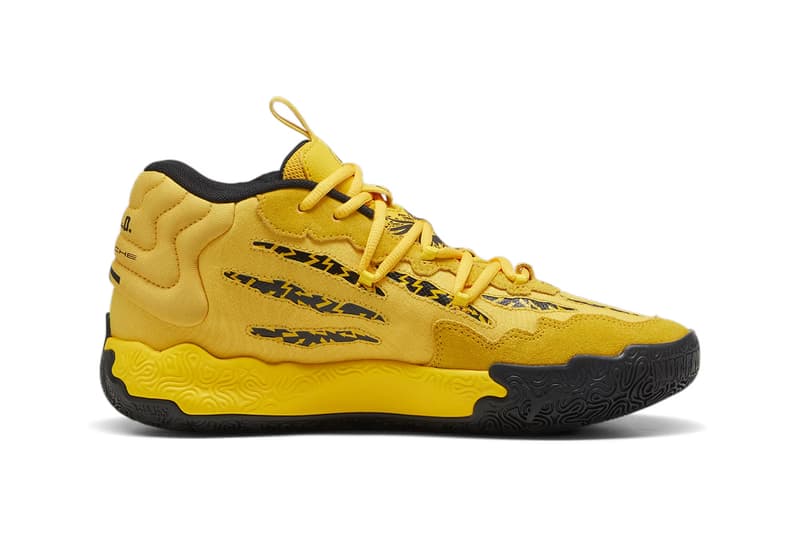 Official Look at the Porsche x PUMA MB.03 Sport Yellow/Sport Yellow-Black february release info lamelo ball