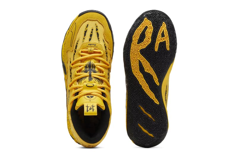 Official Look at the Porsche x PUMA MB.03 Sport Yellow/Sport Yellow-Black february release info lamelo ball