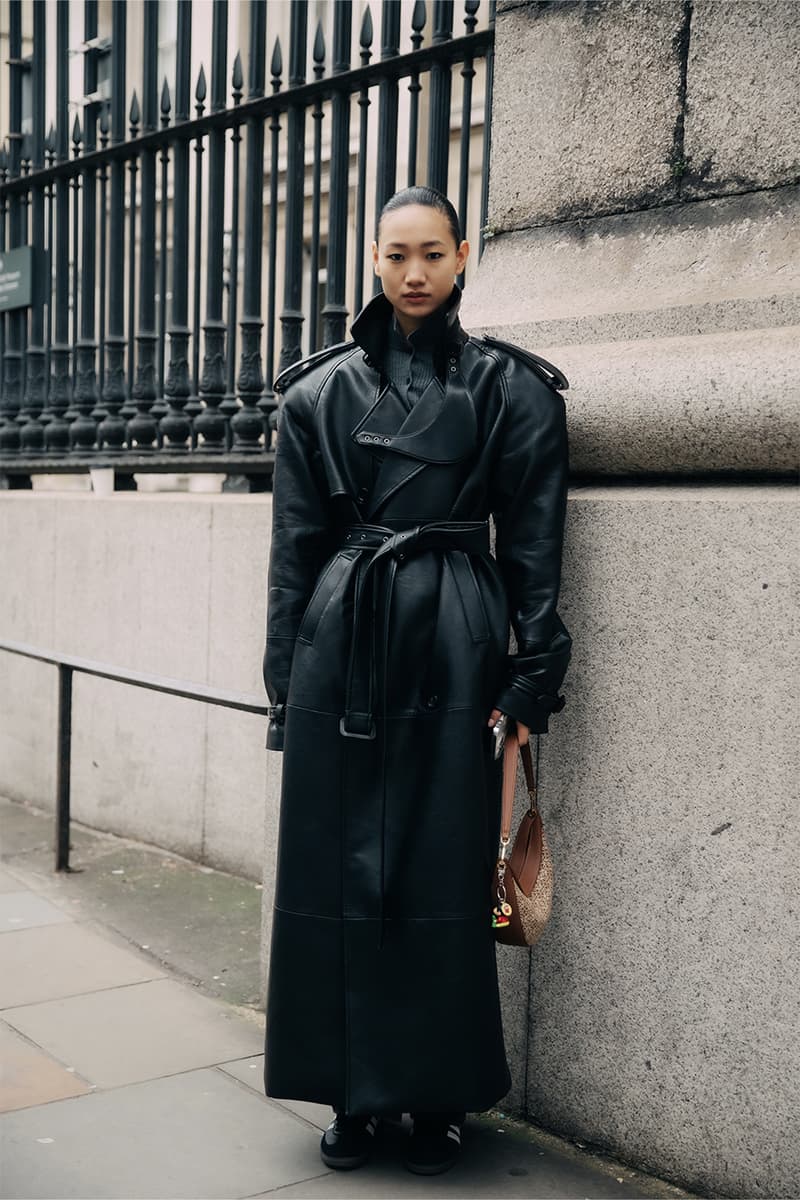 London Fashion Week FW24 Street Style burberry daniel lee peggy gou central cee jw anderson jonathan holzweilerchet lo runway dun hill uk mark fast fashion east natasha zinko central saint martin csm roksanda molly goddard erdem simone rocha richard quinn Ahluwalia