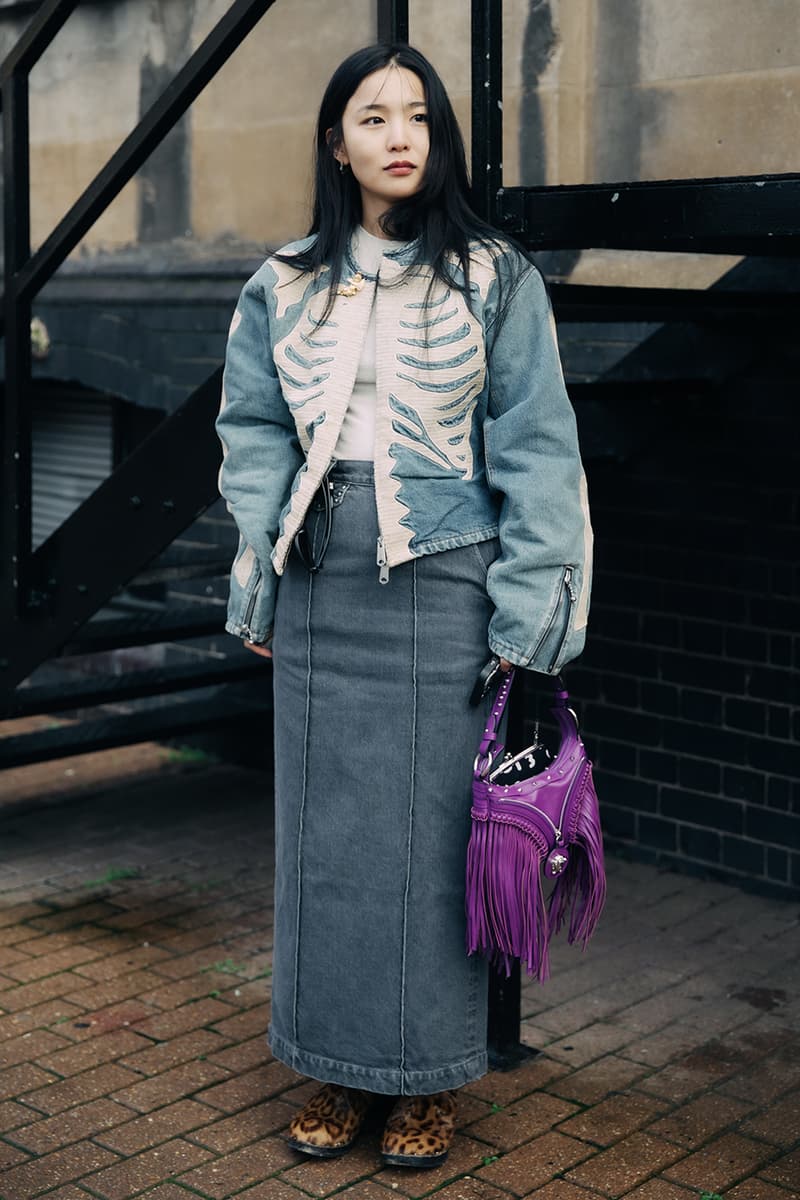 London Fashion Week FW24 Street Style burberry daniel lee peggy gou central cee jw anderson jonathan holzweilerchet lo runway dun hill uk mark fast fashion east natasha zinko central saint martin csm roksanda molly goddard erdem simone rocha richard quinn Ahluwalia