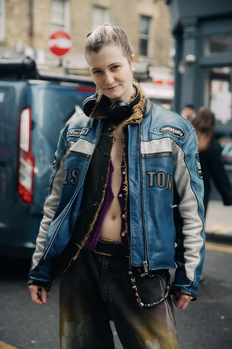 London Fashion Week FW24 Street Style burberry daniel lee peggy gou central cee jw anderson jonathan holzweilerchet lo runway dun hill uk mark fast fashion east natasha zinko central saint martin csm roksanda molly goddard erdem simone rocha richard quinn Ahluwalia