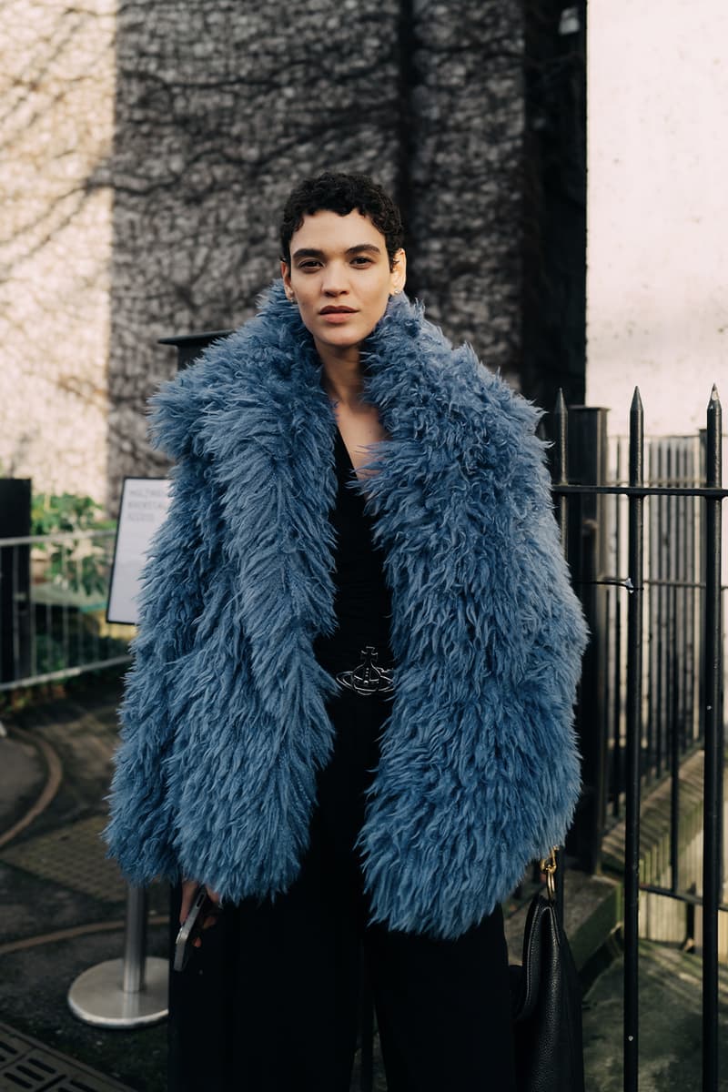 London Fashion Week FW24 Street Style burberry daniel lee peggy gou central cee jw anderson jonathan holzweilerchet lo runway dun hill uk mark fast fashion east natasha zinko central saint martin csm roksanda molly goddard erdem simone rocha richard quinn Ahluwalia