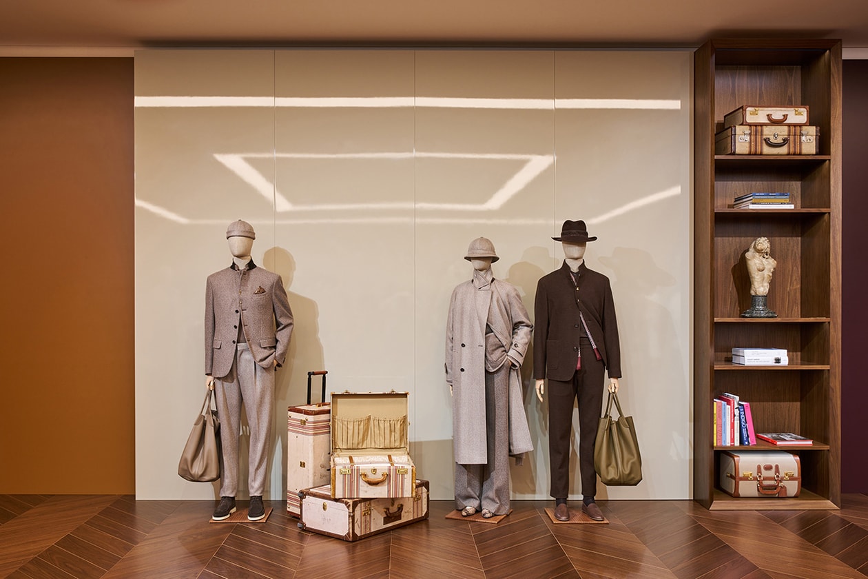 loro Piana fall winter 2024 2025 milan fashion week installation 100 years anniversary art kiosk luxury streetwear contemporary culture fashion