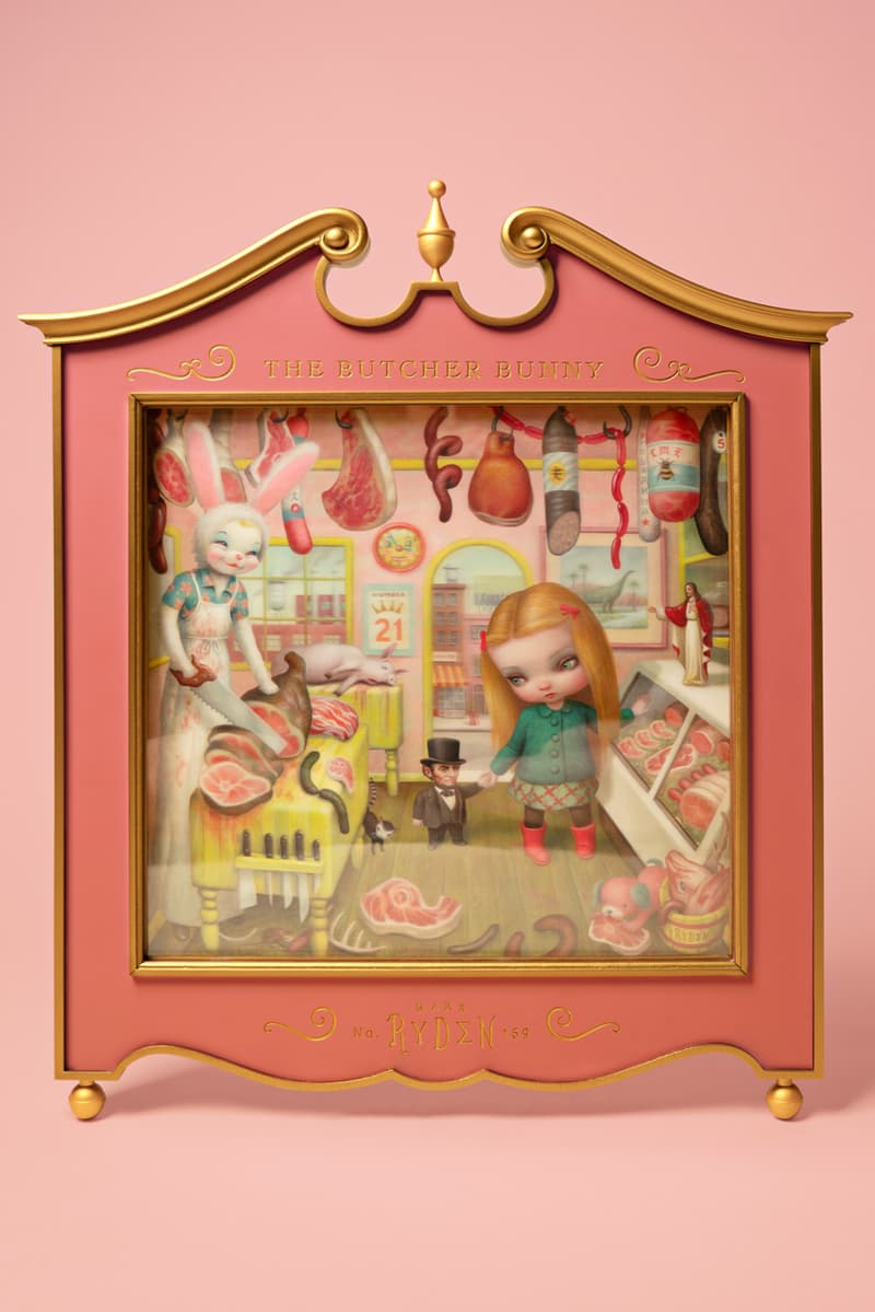 Mark Ryden The Butcher Bunny Lenticular Print Release info date store price 2000 raffle