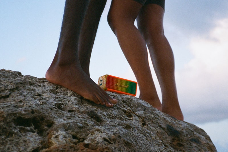 Marshall and Patta Link Up On Limited Edition Emberton II tech release price audio rock n roll usd website speaker collab portable caribbean sound system culture 