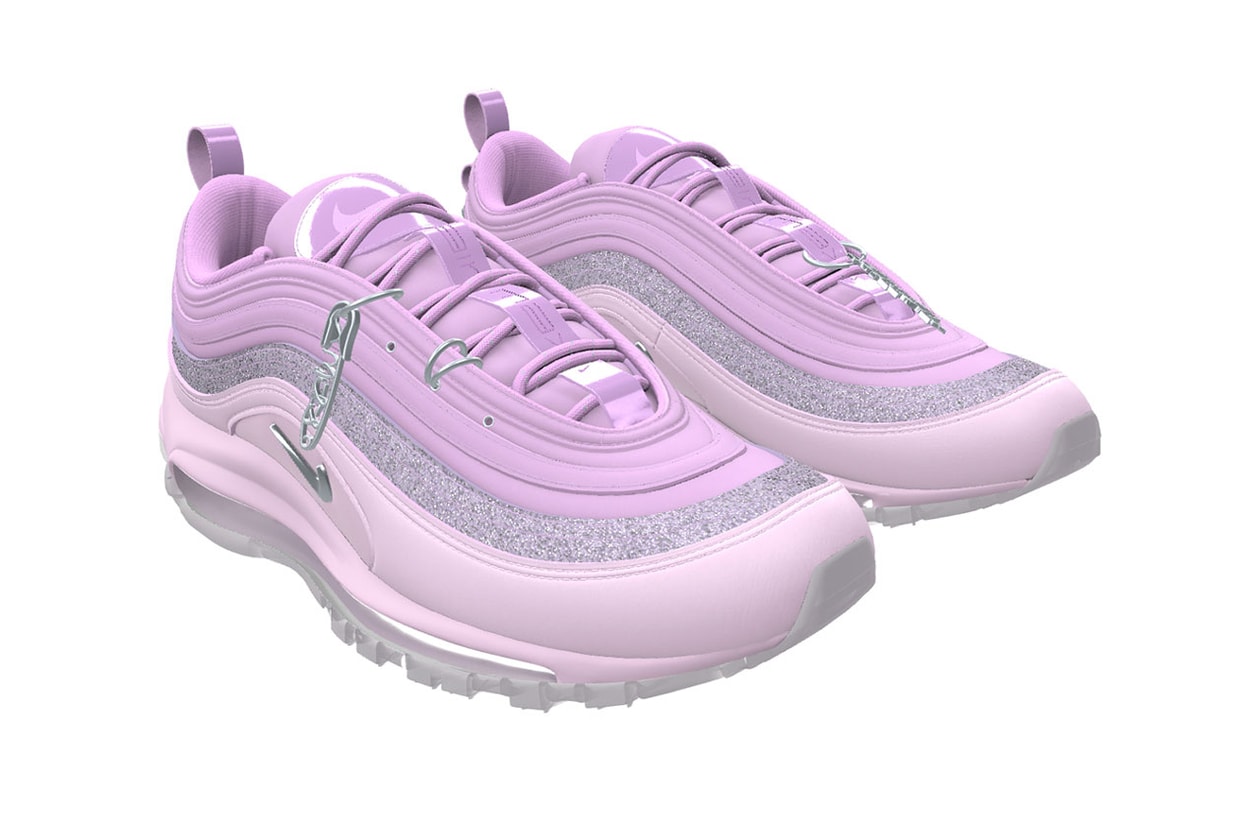 Megan Thee Stallion x Nike Present 'Nike By You' Air Max 97 “Hot Girl Systems” collab partnership customize silhouette sneaker colorway customize nicki minaj