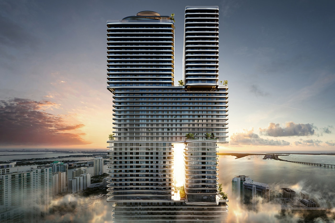 First U.S. Mercedes-Benz Tower Is Coming to Miami mercedes benz places 67 story mixed used building brickell 2027 opening