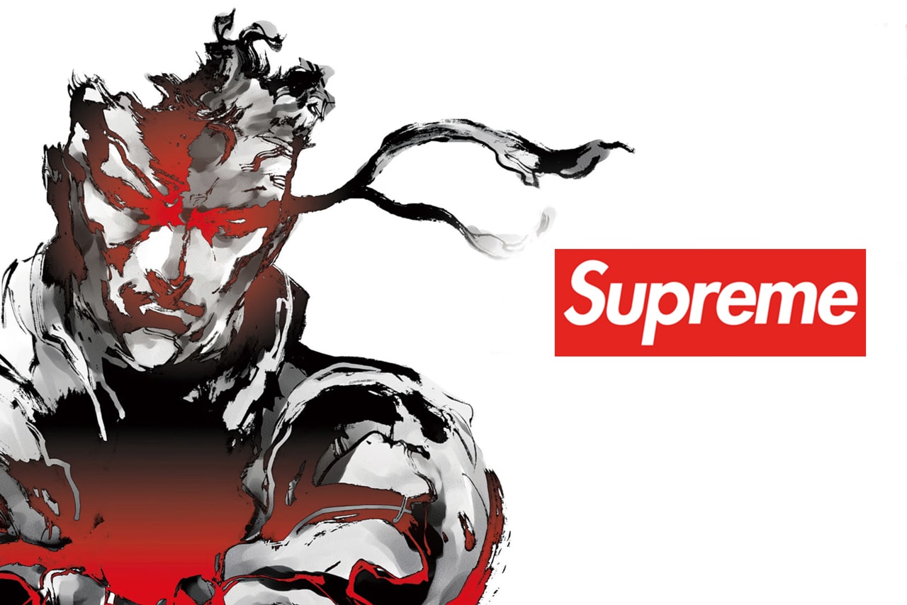 metal gear solid supreme collaboration rumor clothes shoes ss24 spring summer official release date info photos price store list buying guide