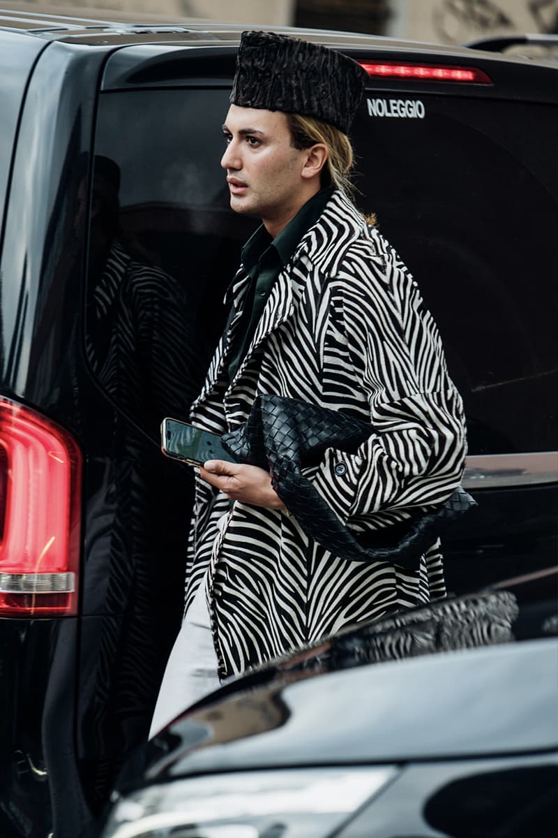 Milan Fashion Week FW24 Street Style prada versace bally bottega veneta avavav bally