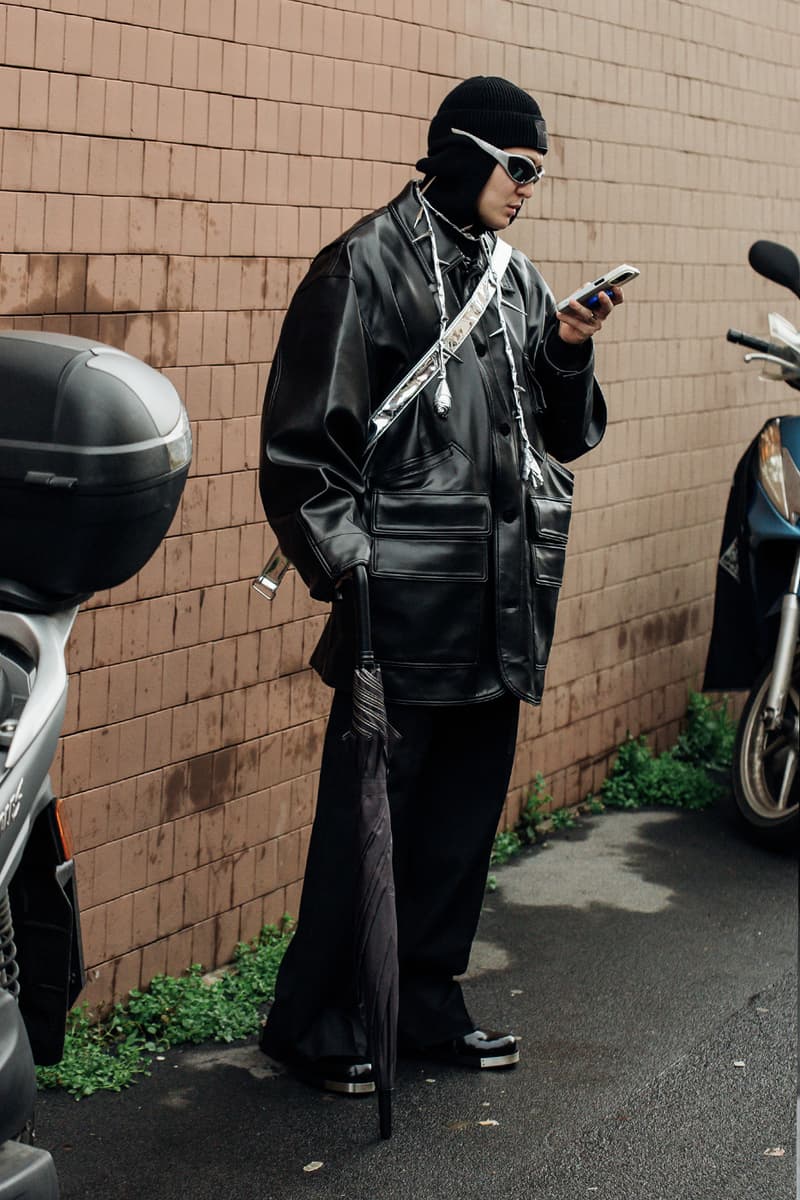 Milan Fashion Week FW24 Street Style prada versace bally bottega veneta avavav bally