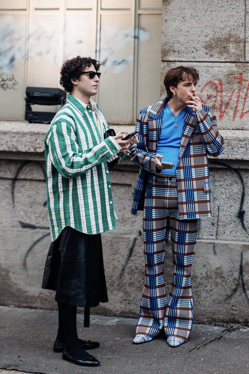 Milan Fashion Week FW24 Street Style prada versace bally bottega veneta avavav bally