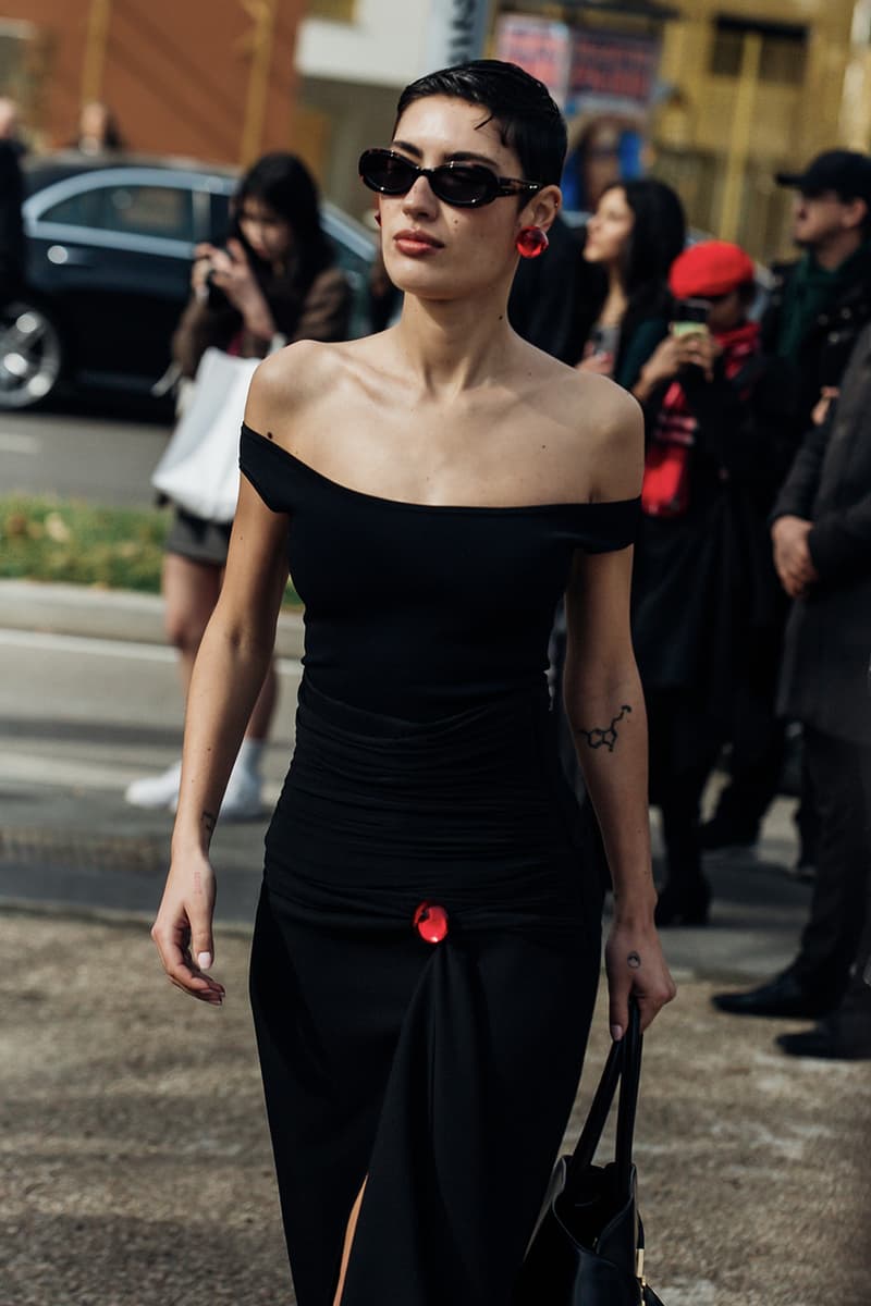 Milan Fashion Week FW24 Street Style prada versace bally bottega veneta avavav bally