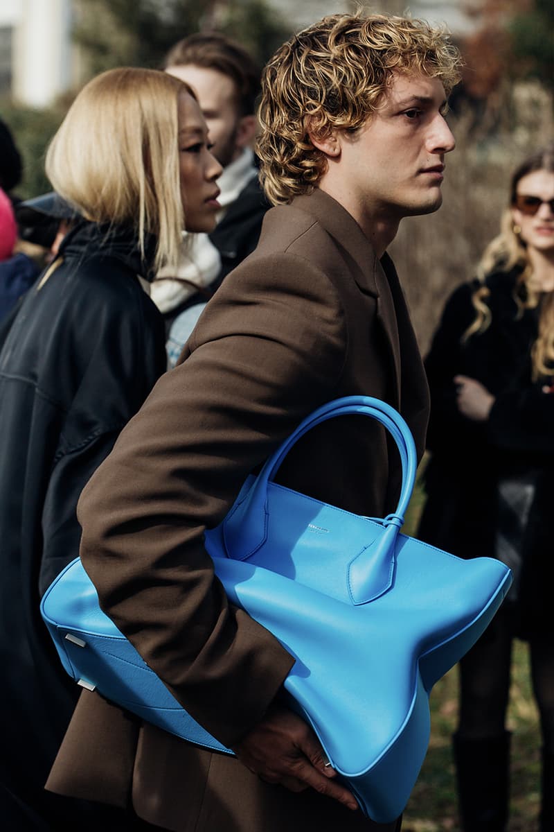 Milan Fashion Week FW24 Street Style prada versace bally bottega veneta avavav bally