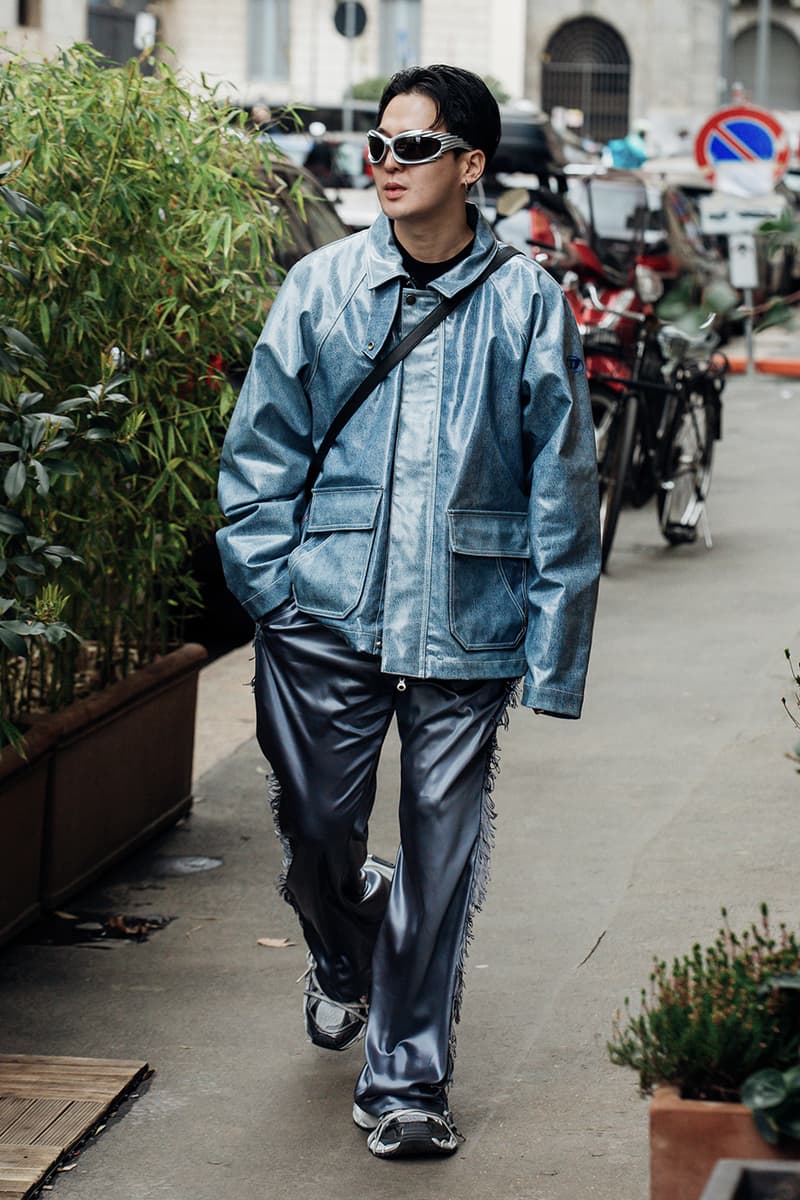 Milan Fashion Week FW24 Street Style prada versace bally bottega veneta avavav bally