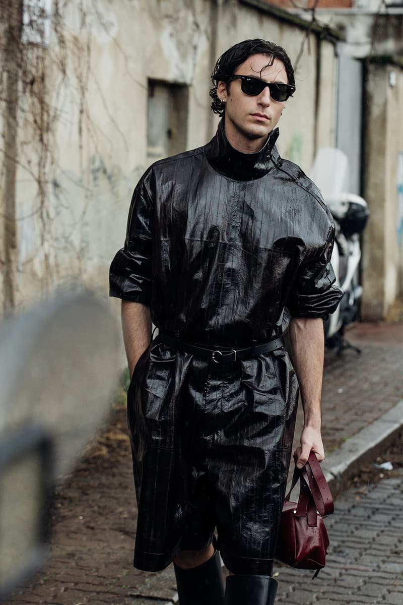 Milan Fashion Week FW24 Street Style prada versace bally bottega veneta avavav bally