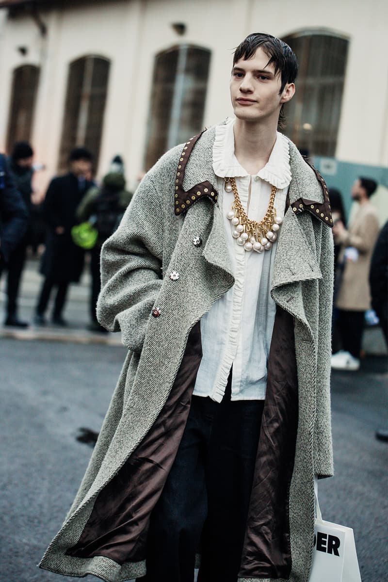 Milan Fashion Week FW24 Street Style prada versace bally bottega veneta avavav bally