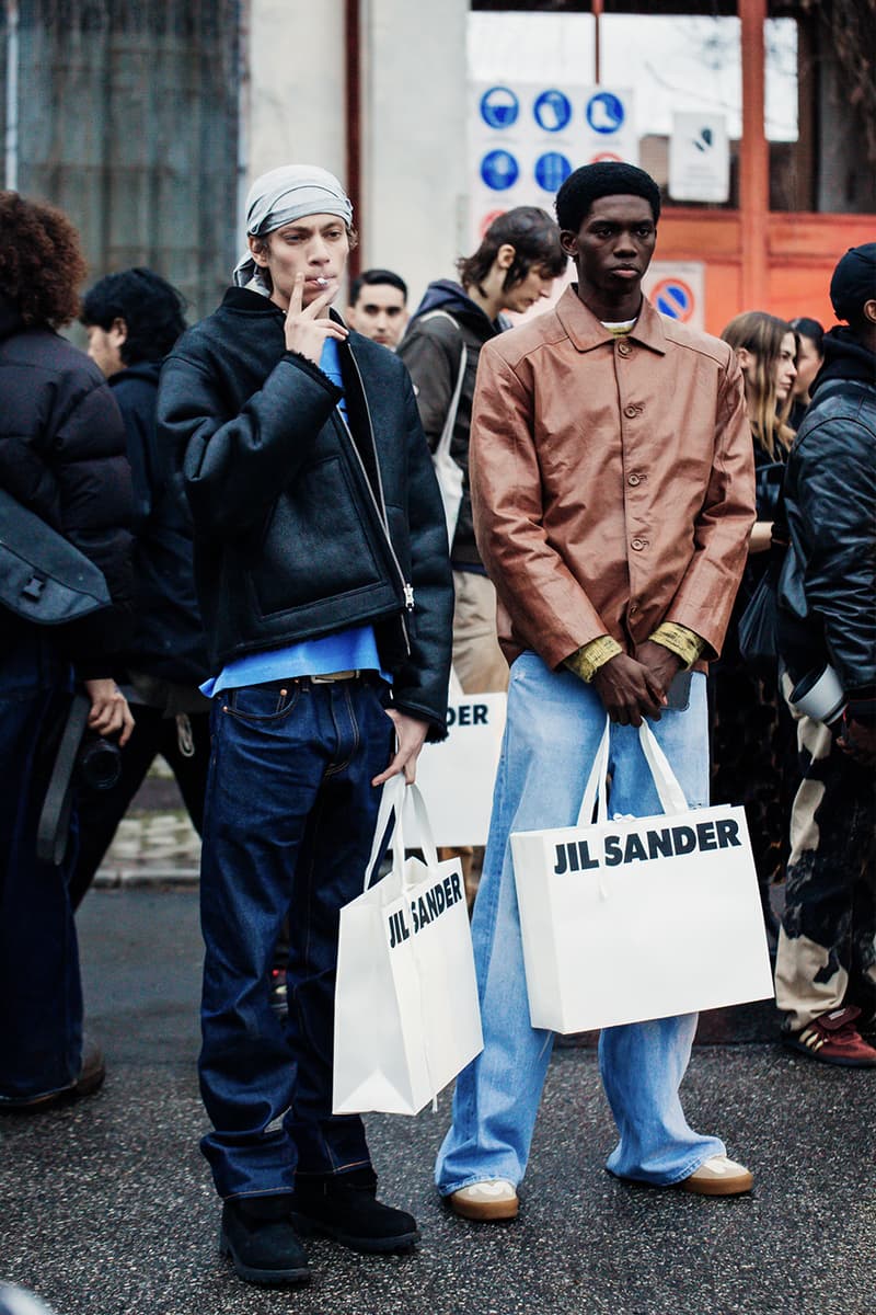 Milan Fashion Week FW24 Street Style prada versace bally bottega veneta avavav bally