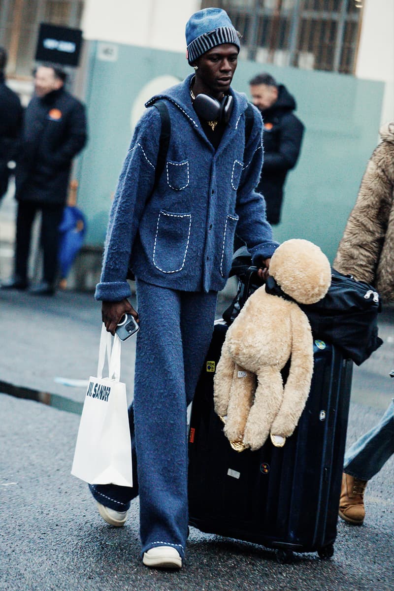 Milan Fashion Week FW24 Street Style prada versace bally bottega veneta avavav bally