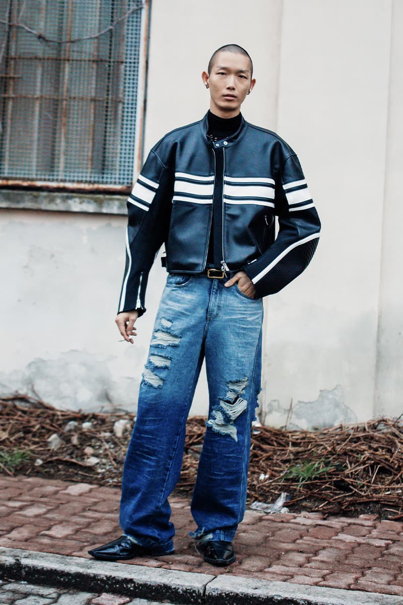 Milan Fashion Week FW24 Street Style prada versace bally bottega veneta avavav bally