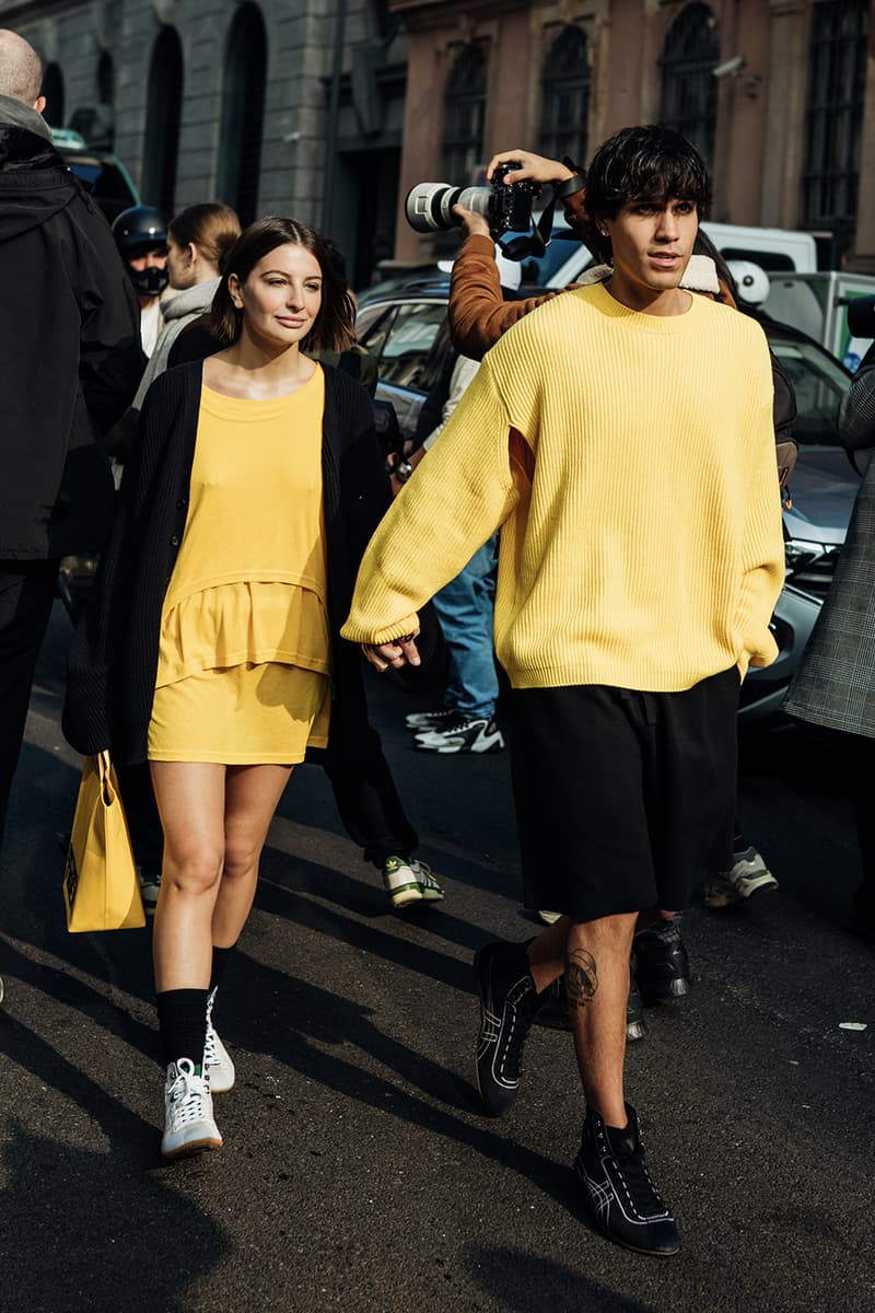 Milan Fashion Week FW24 Street Style prada versace bally bottega veneta avavav bally