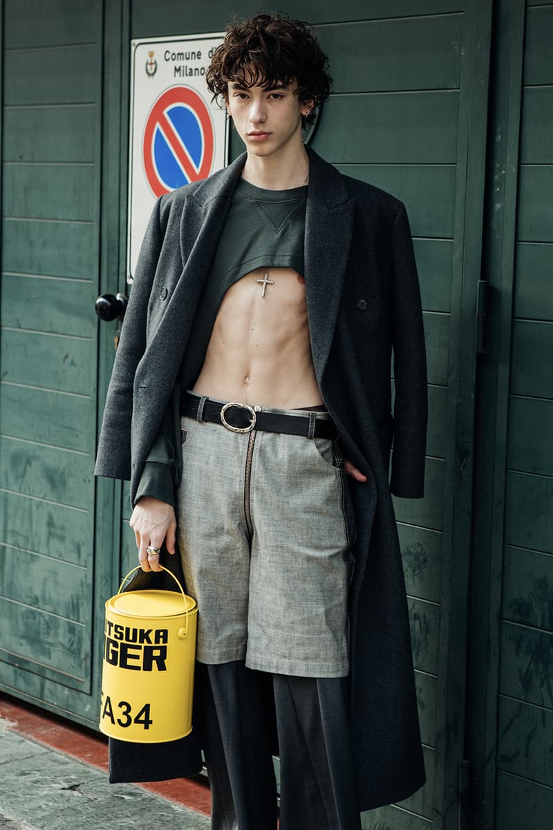 Milan Fashion Week FW24 Street Style prada versace bally bottega veneta avavav bally
