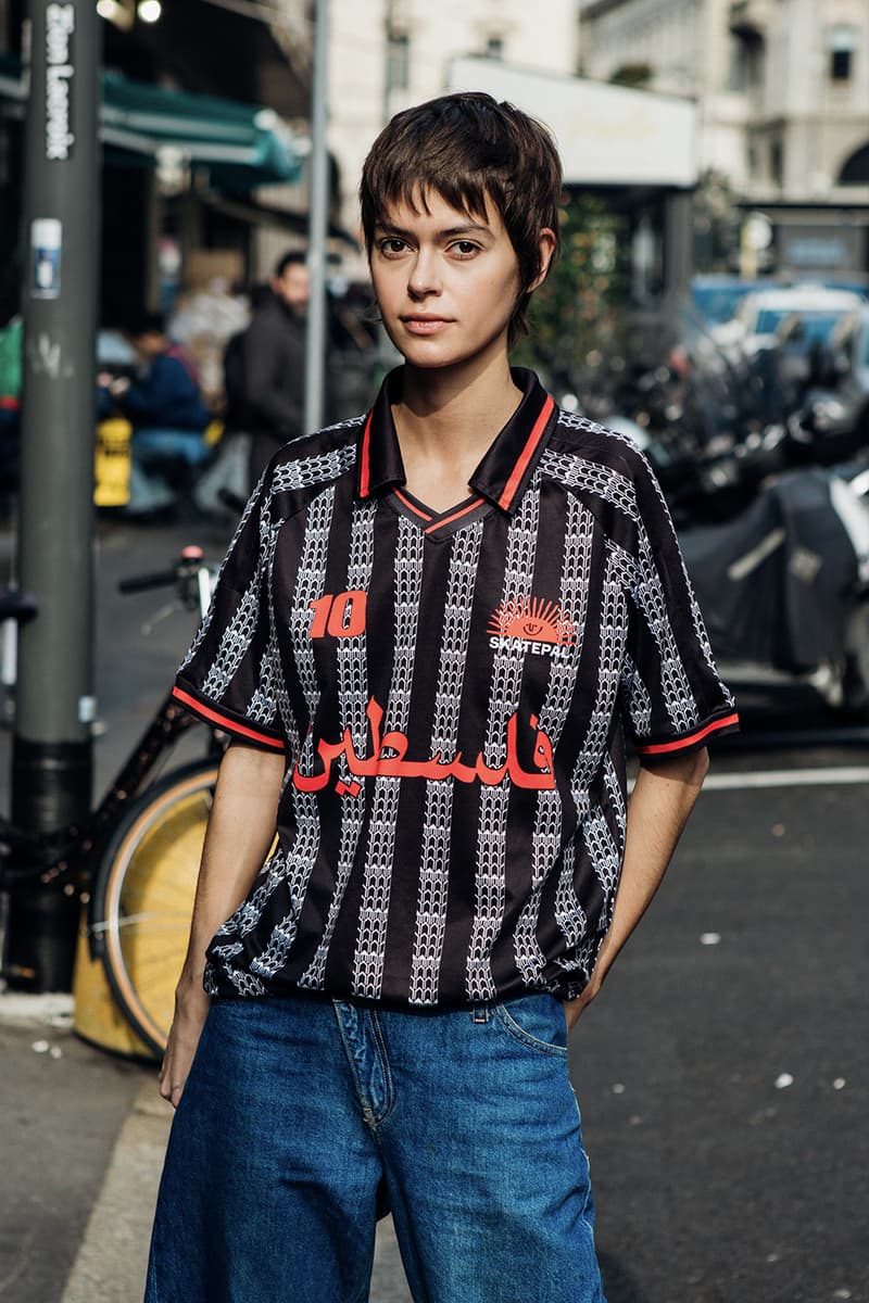 Milan Fashion Week FW24 Street Style prada versace bally bottega veneta avavav bally