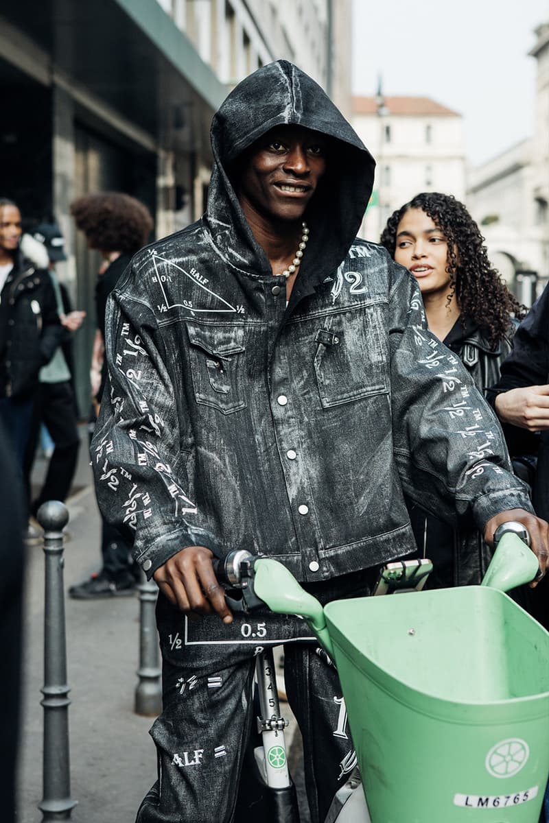 Milan Fashion Week FW24 Street Style prada versace bally bottega veneta avavav bally