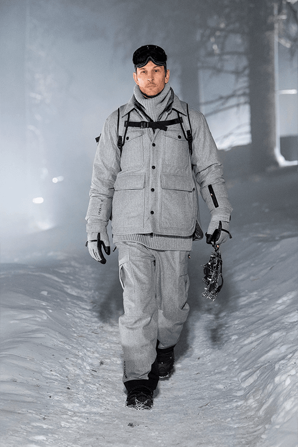 Moncler Grenoble Fall Winter 2024 Runway Show st Moritz Switzerland menswear womenswear