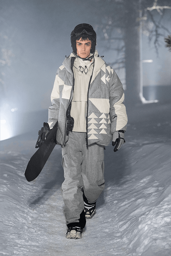 Moncler Grenoble Fall Winter 2024 Runway Show st Moritz Switzerland menswear womenswear
