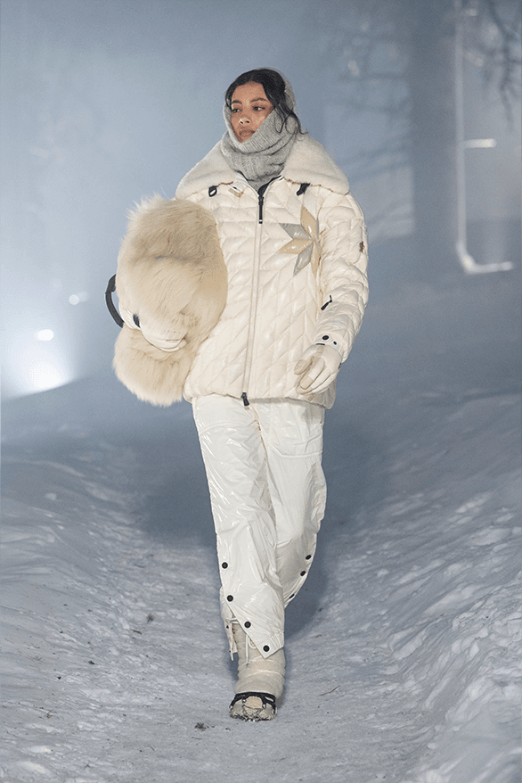 Moncler Grenoble Fall Winter 2024 Runway Show st Moritz Switzerland menswear womenswear