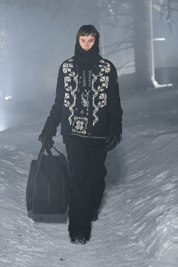 Moncler Grenoble Fall Winter 2024 Runway Show st Moritz Switzerland menswear womenswear
