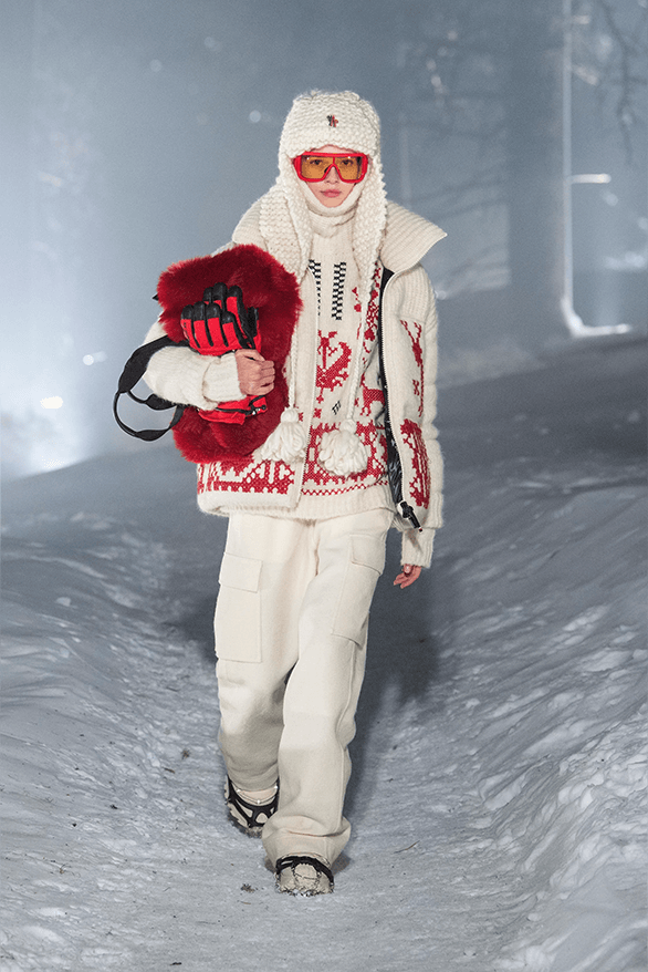 Moncler Grenoble Fall Winter 2024 Runway Show st Moritz Switzerland menswear womenswear